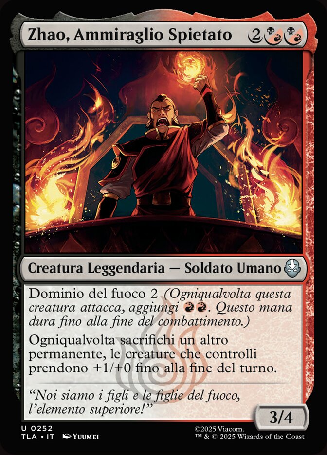 Zhao, Ammiraglio Spietato