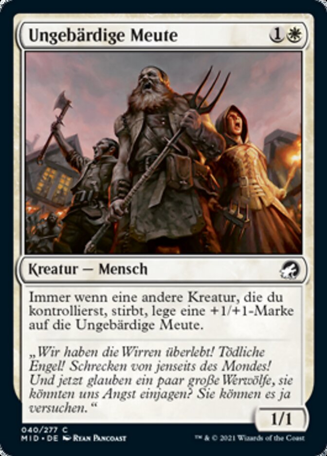 Ungebärdige Meute
