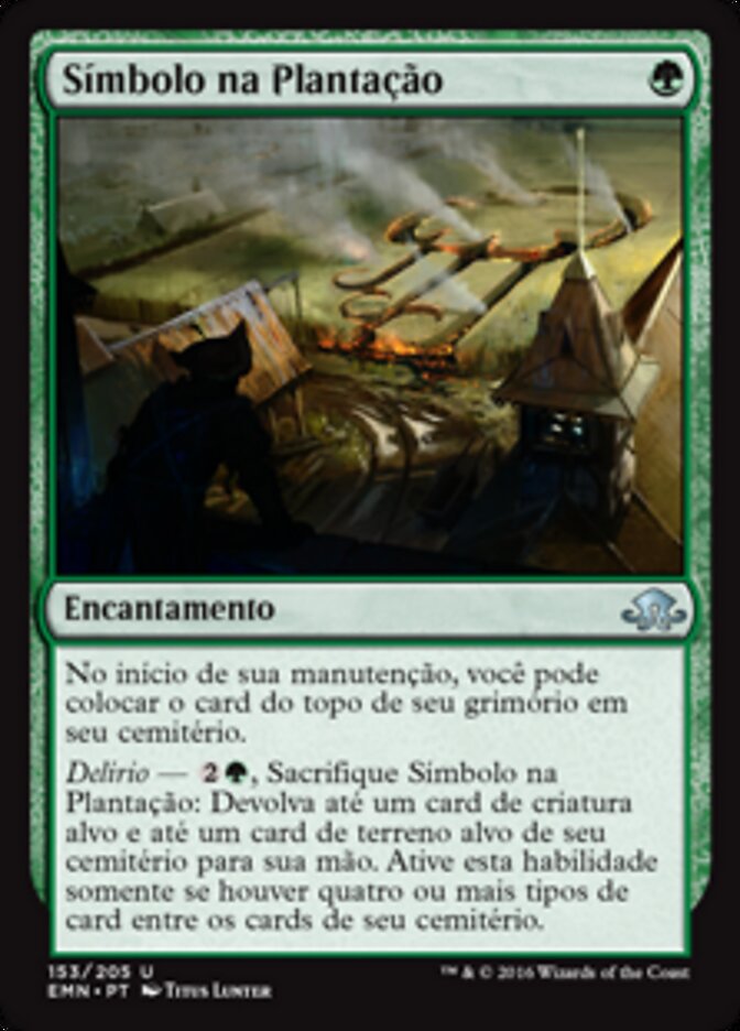 Símbolo na Plantação