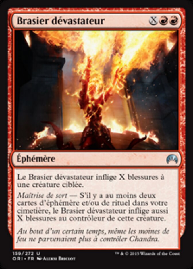 Brasier dévastateur