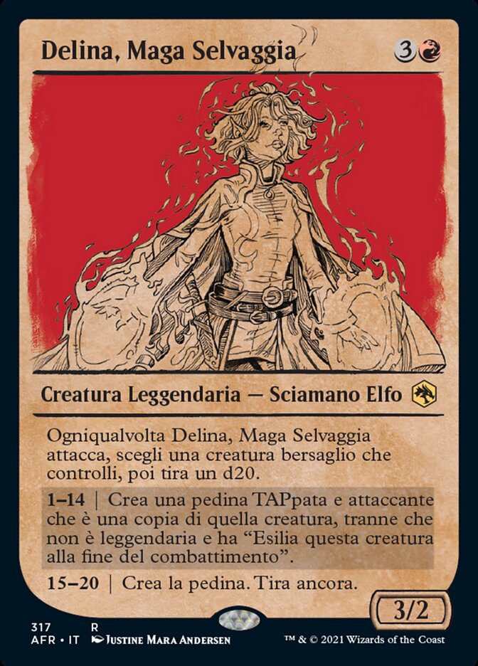 Delina, Maga Selvaggia