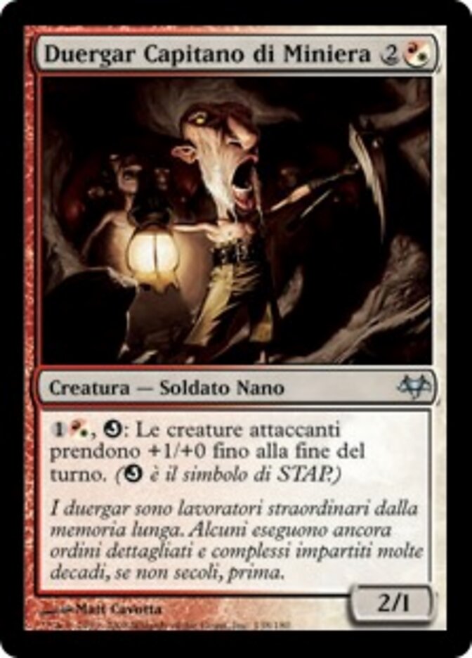 Duergar Capitano di Miniera