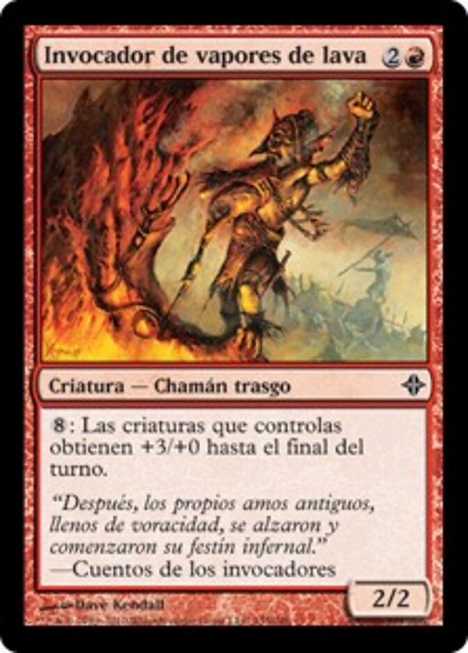 Invocador de vapores de lava