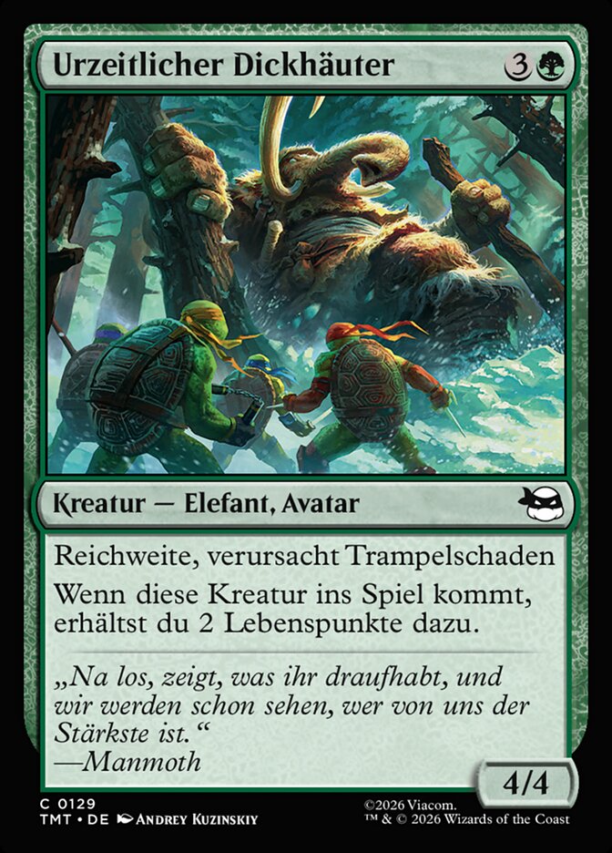 Urzeitlicher Dickhäuter