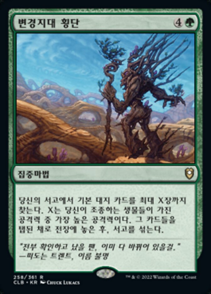 변경지대 횡단