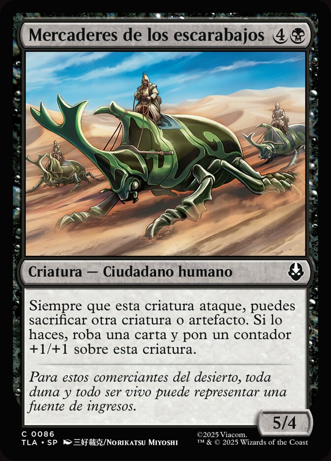 Mercaderes de los escarabajos