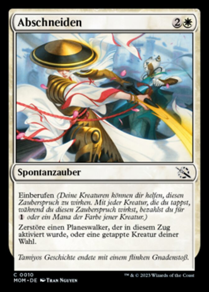 Abschneiden