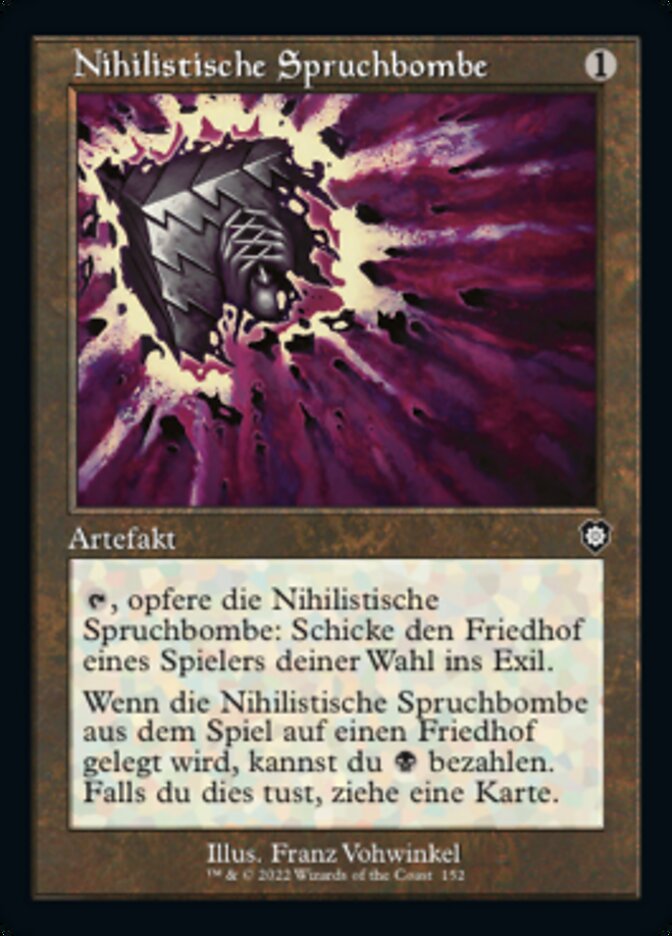 Nihilistische Spruchbombe