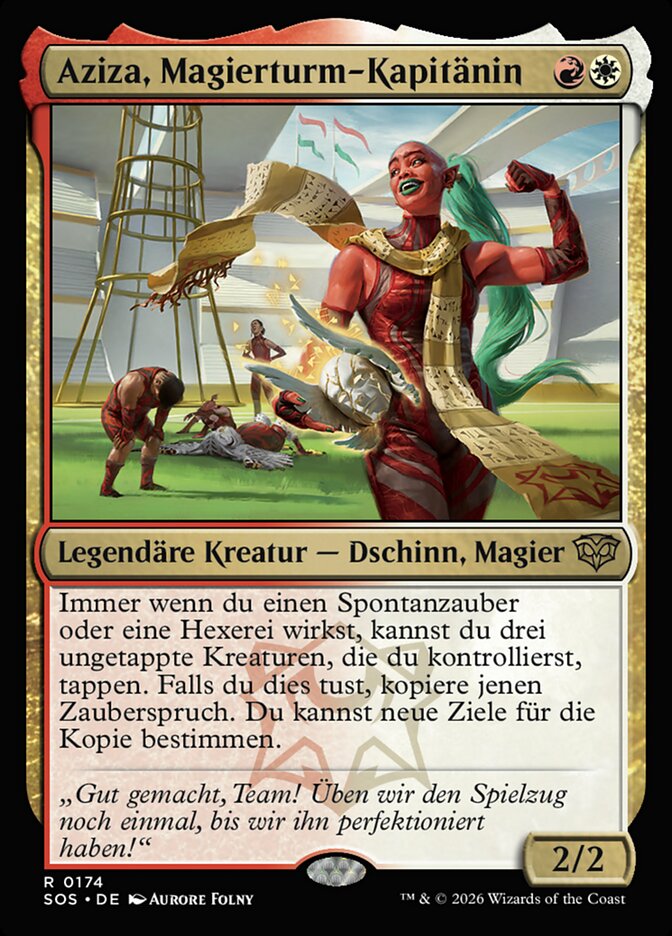 Aziza, Magierturm-Kapitänin