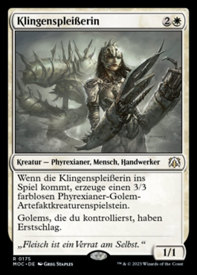Klingenspleißerin