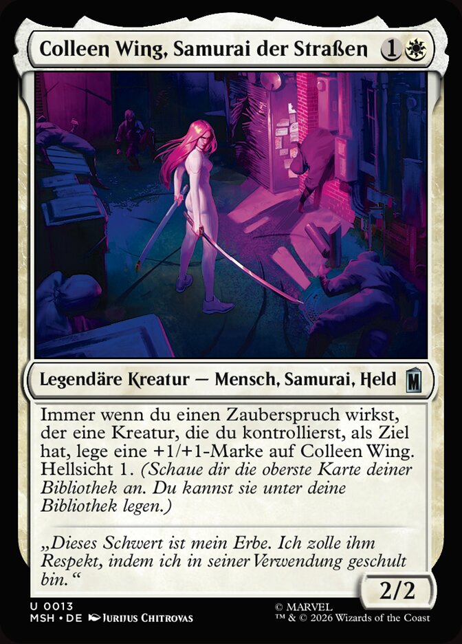 Colleen Wing, Samurai der Straßen