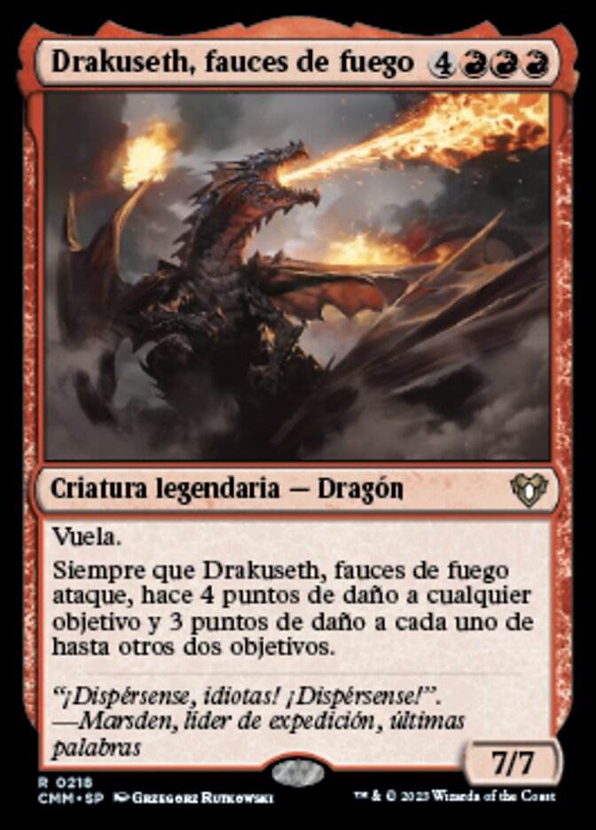 Drakuseth, fauces de fuego