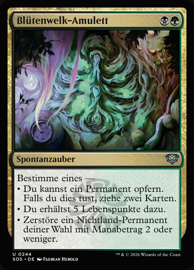 Blütenwelk-Amulett