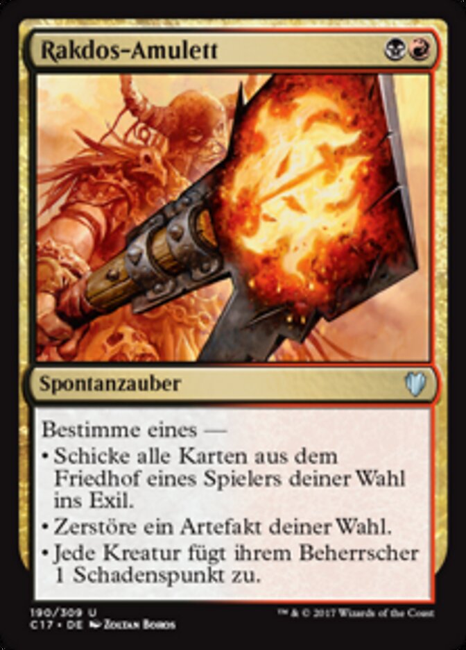 Rakdos-Amulett