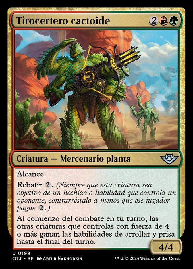 Tirocertero cactoide