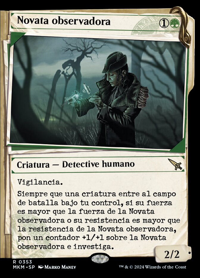 Novata observadora
