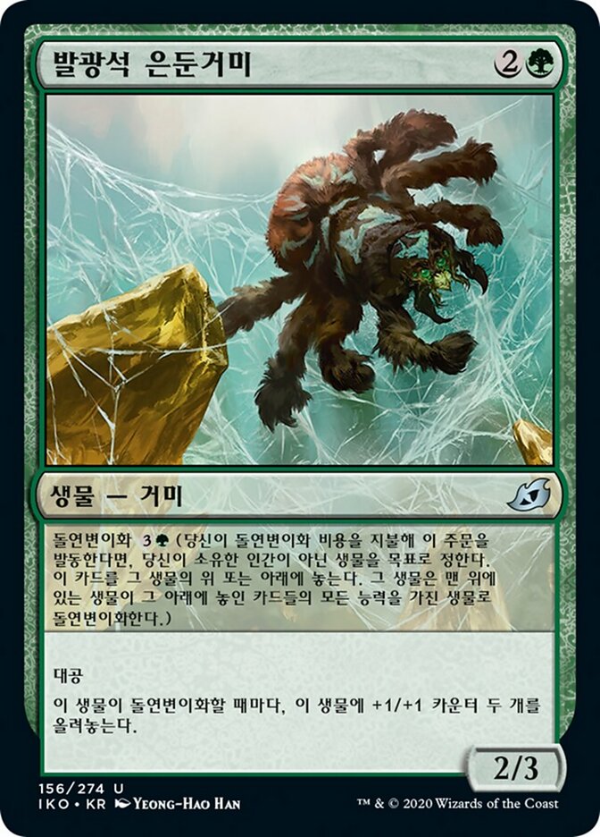 발광석 은둔거미