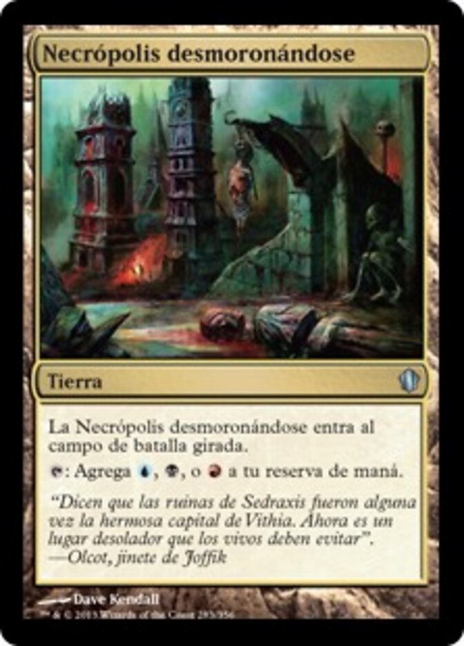 Necrópolis desmoronándose