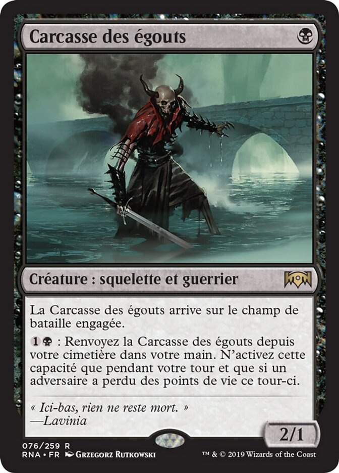 Carcasse des égouts