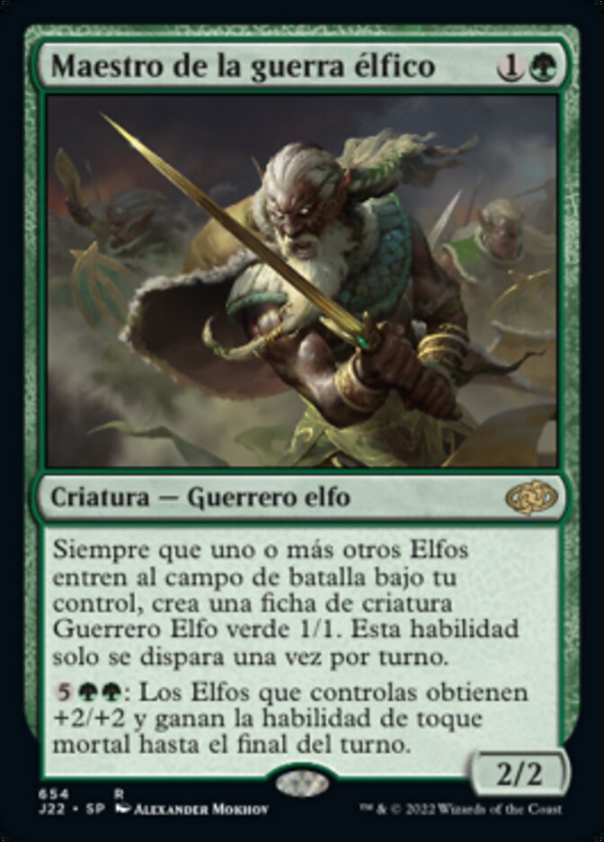 Maestro de la guerra élfico