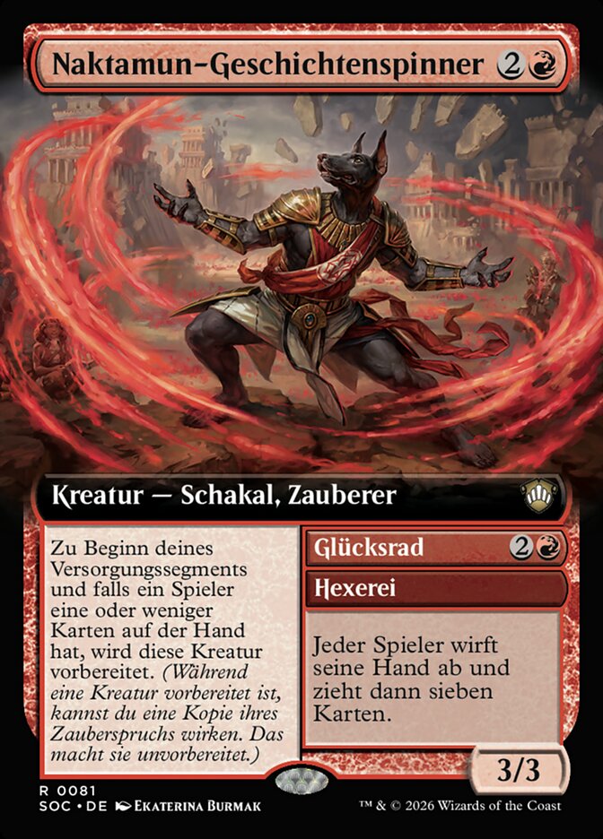 Naktamun Lorespinner // Wheel of Fortune