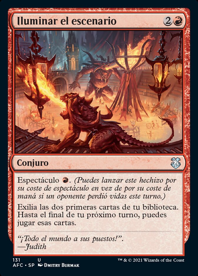 Iluminar el escenario