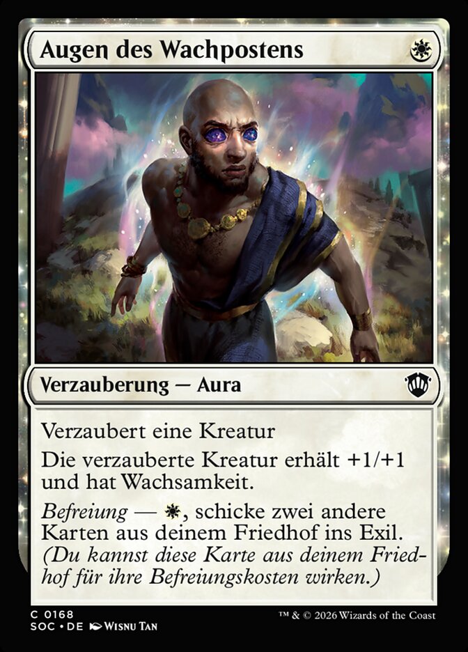 Augen des Wachpostens