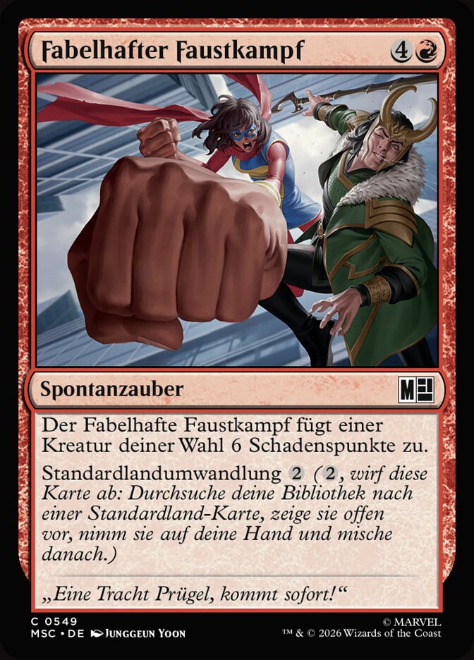 Fabelhafter Faustkampf