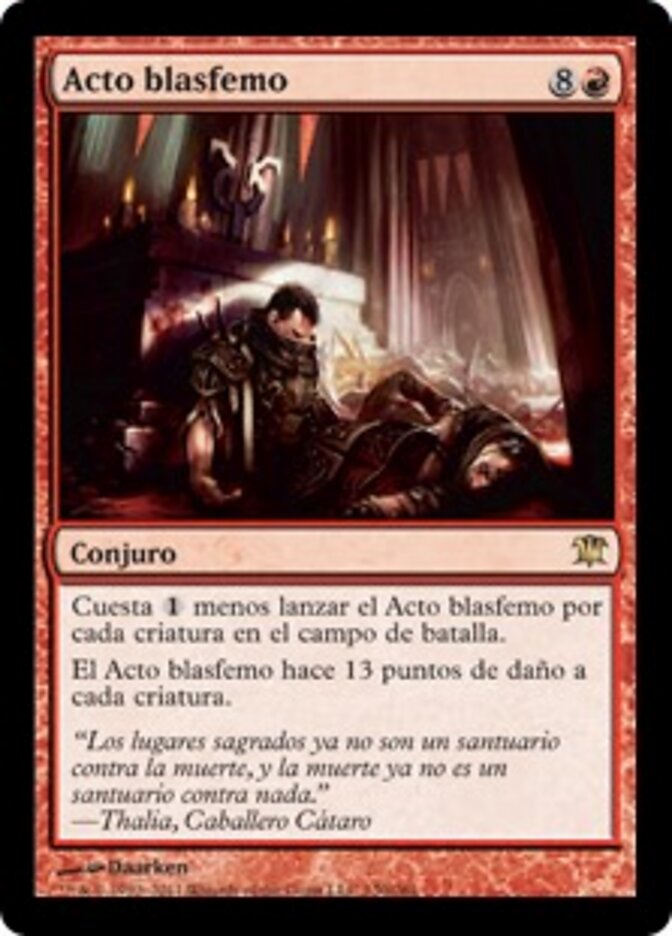 Acto blasfemo