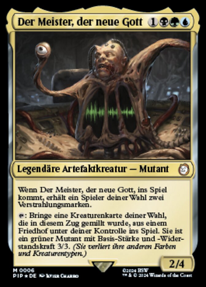 Der Meister, der neue Gott