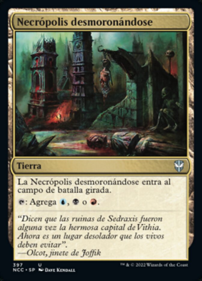 Necrópolis desmoronándose