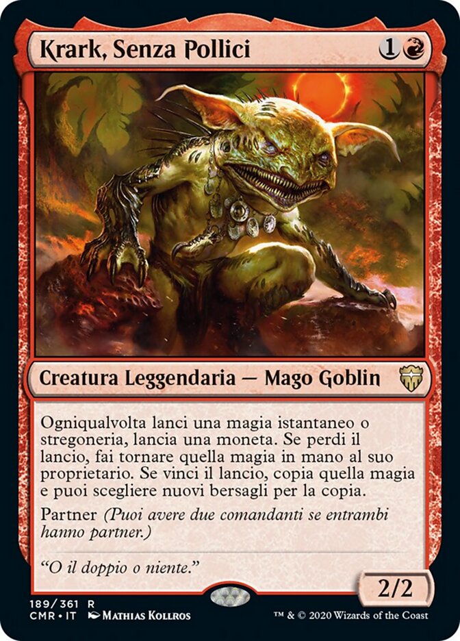 Krark, Senza Pollici