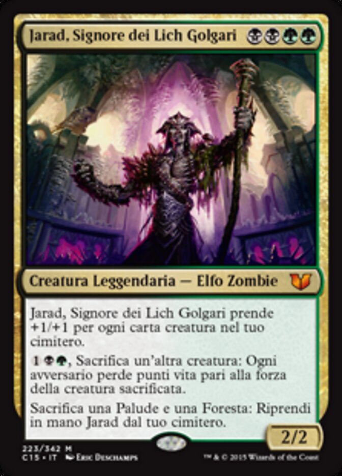 Jarad, Signore dei Lich Golgari
