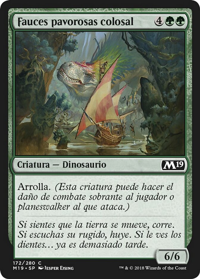 Fauces pavorosas colosal