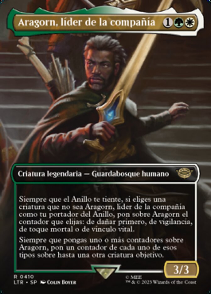 Aragorn, líder de la compañía
