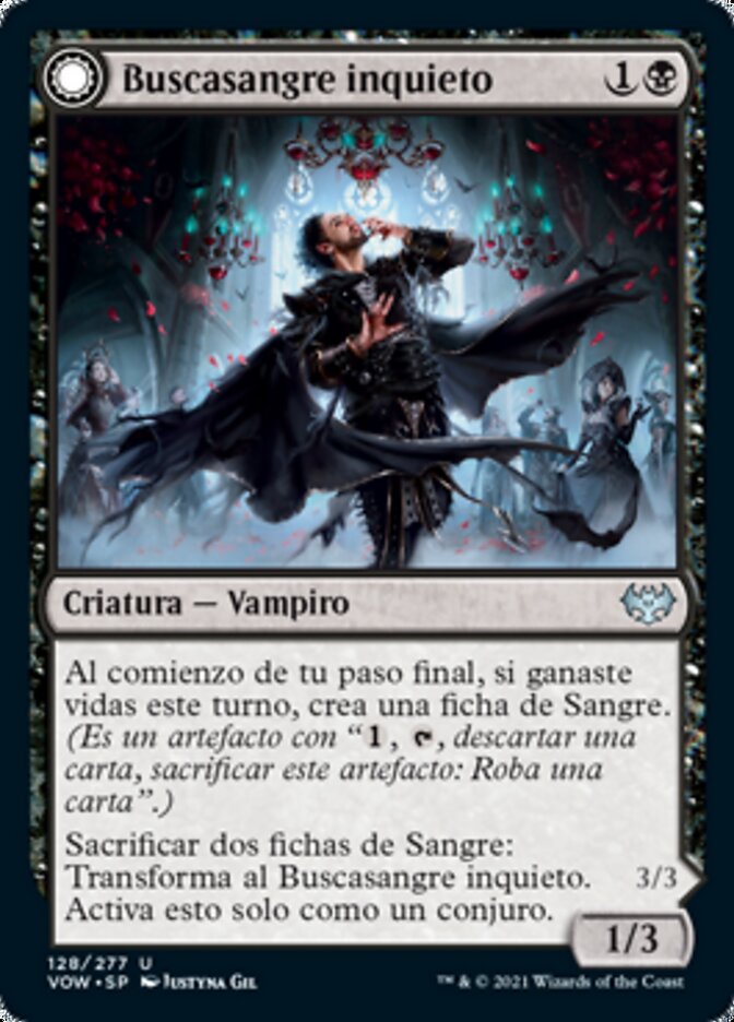 Restless Bloodseeker // Bloodsoaked Reveler