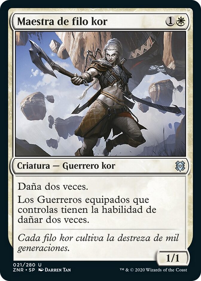 Maestra de filo kor