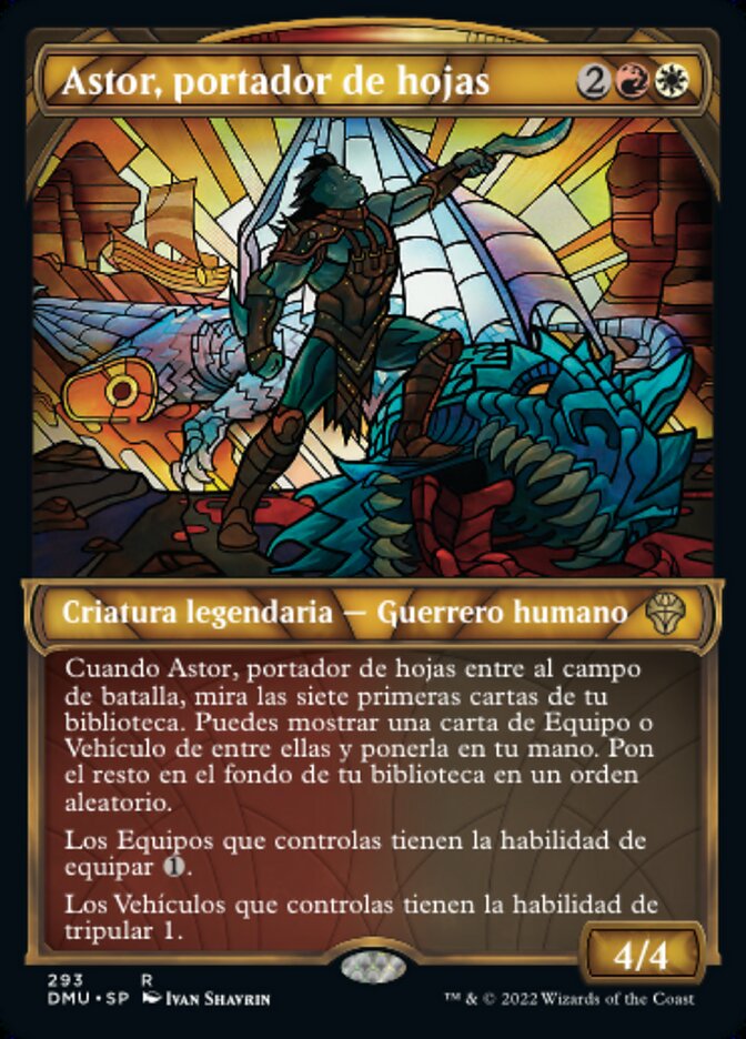 Astor, portador de hojas