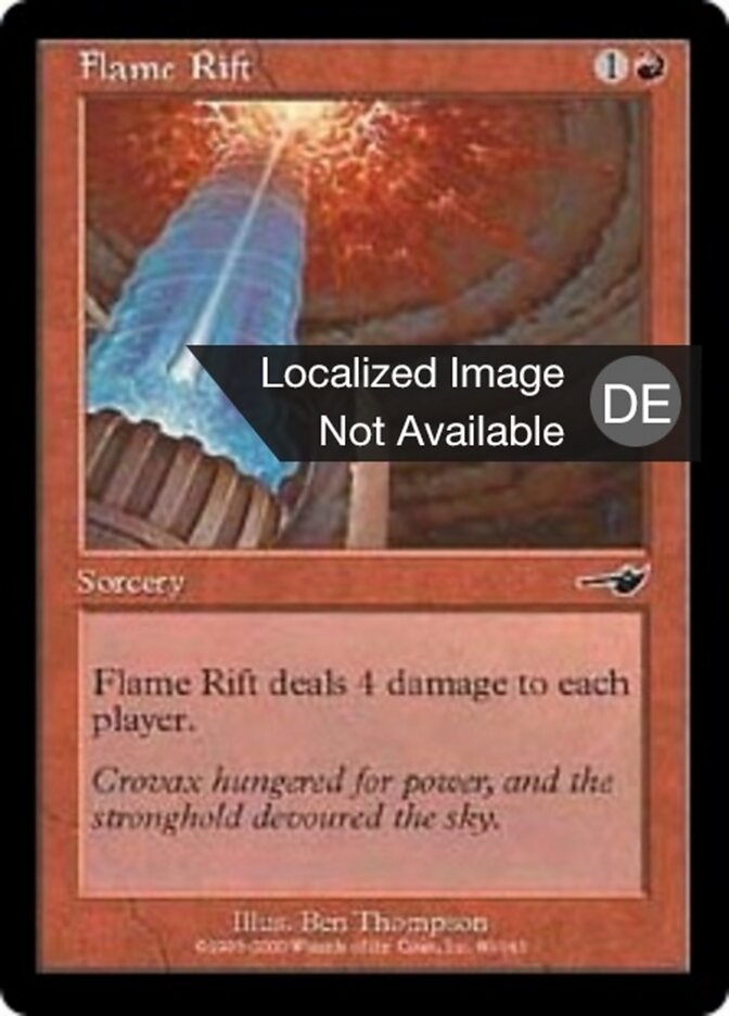 Flammende Öffnung