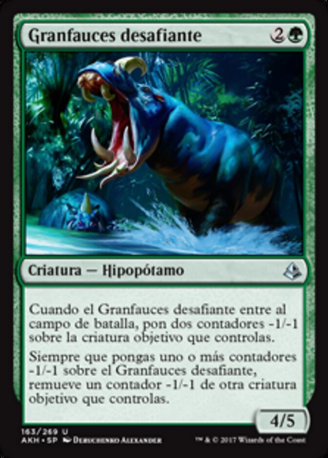 Granfauces desafiante