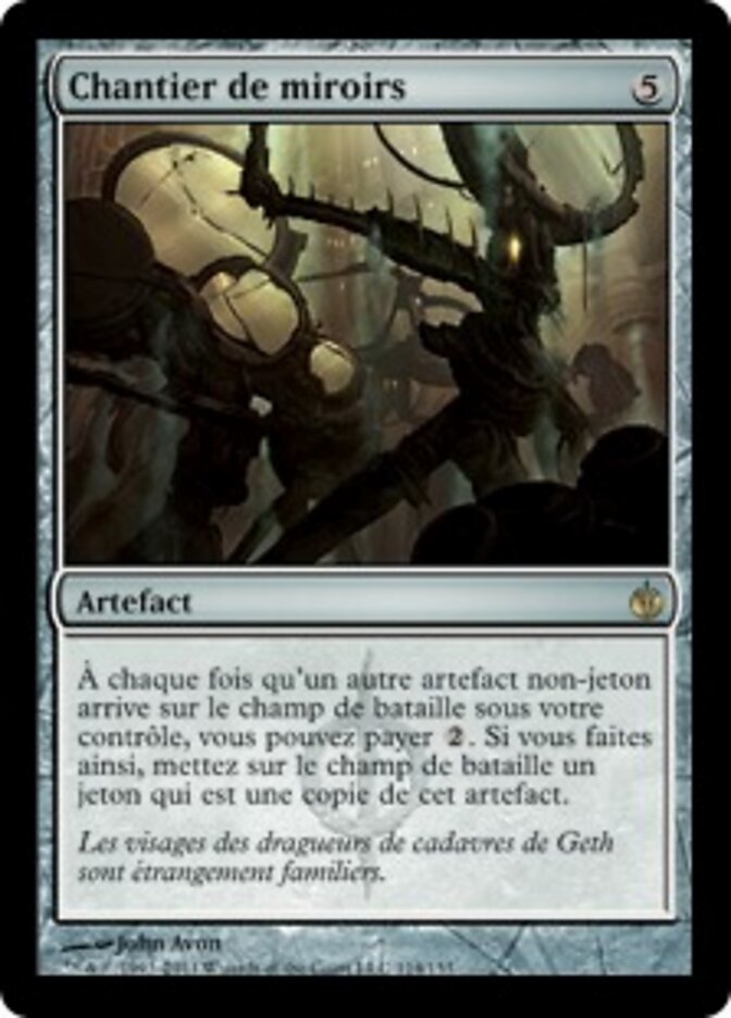 Chantier de miroirs