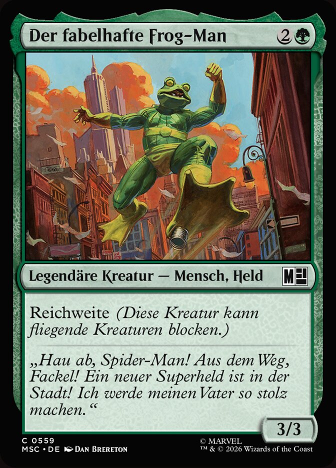 Der fabelhafte Frog-Man