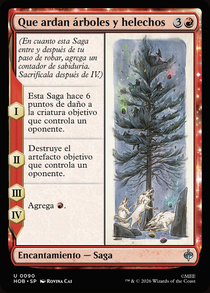 Que ardan árboles y helechos