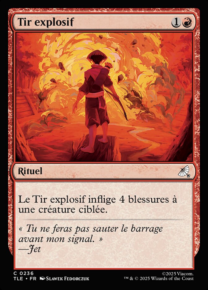 Tir explosif