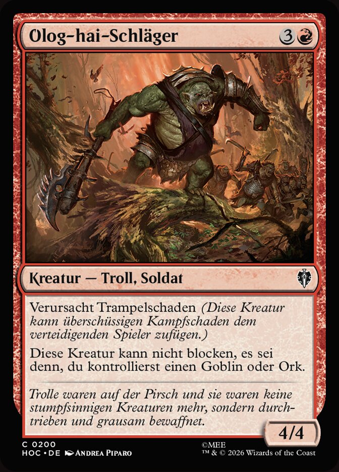 Olog-hai-Schläger