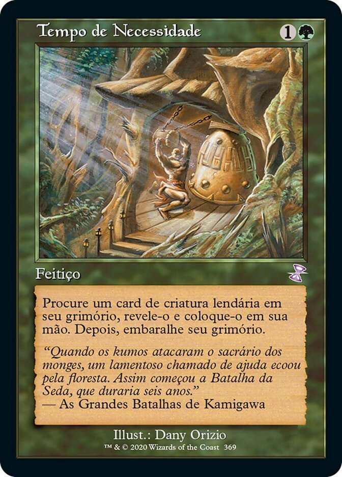Tempo de Necessidade