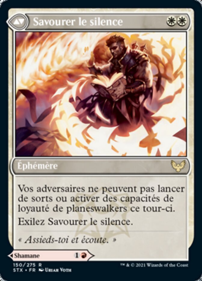 Flamescroll Celebrant // Revel in Silence