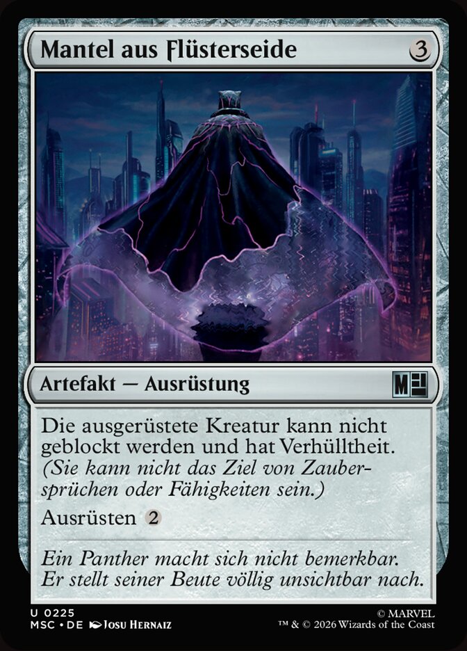Mantel aus Flüsterseide