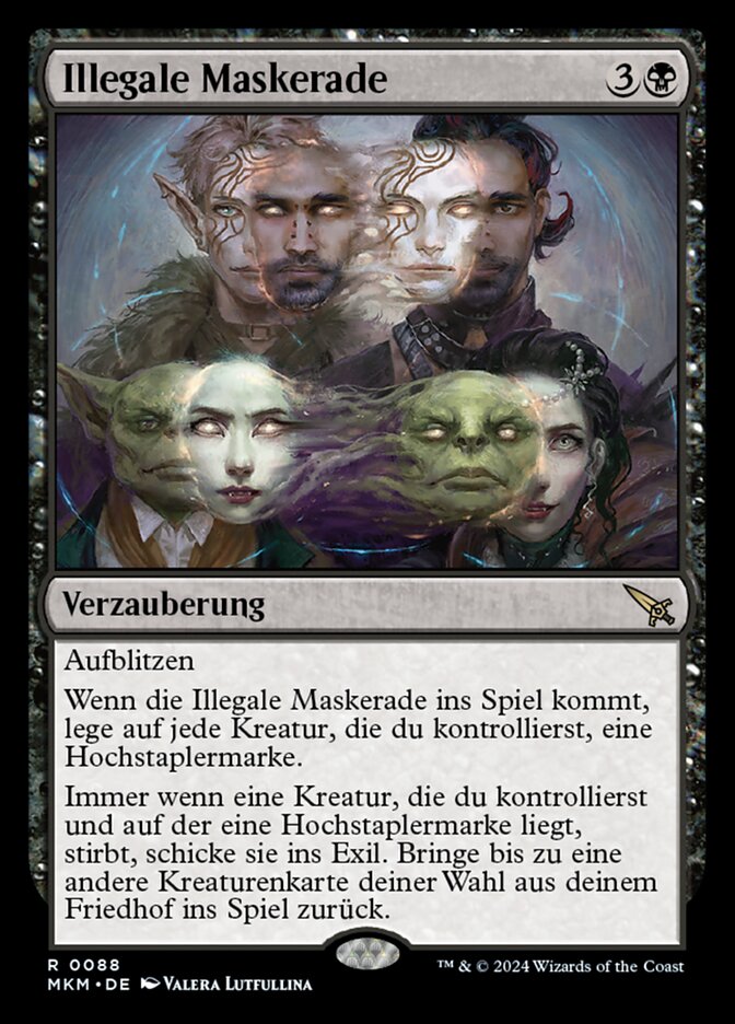 Illegale Maskerade