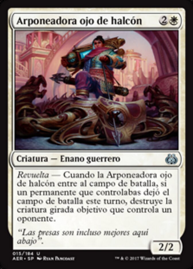 Arponeadora ojo de halcón